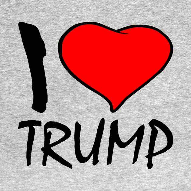 I LOVE TRUMP by Milaino